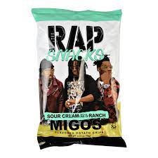 Rap Snacks - Migos Sour Cream with a Dab of Ranch 71g (CAD)