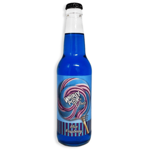 Rocket Fizz Whirly Pop Blue Raspberry 12oz