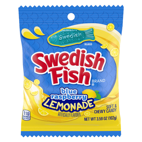 Swedish Fish Blue Raspberry Lemonade 102g