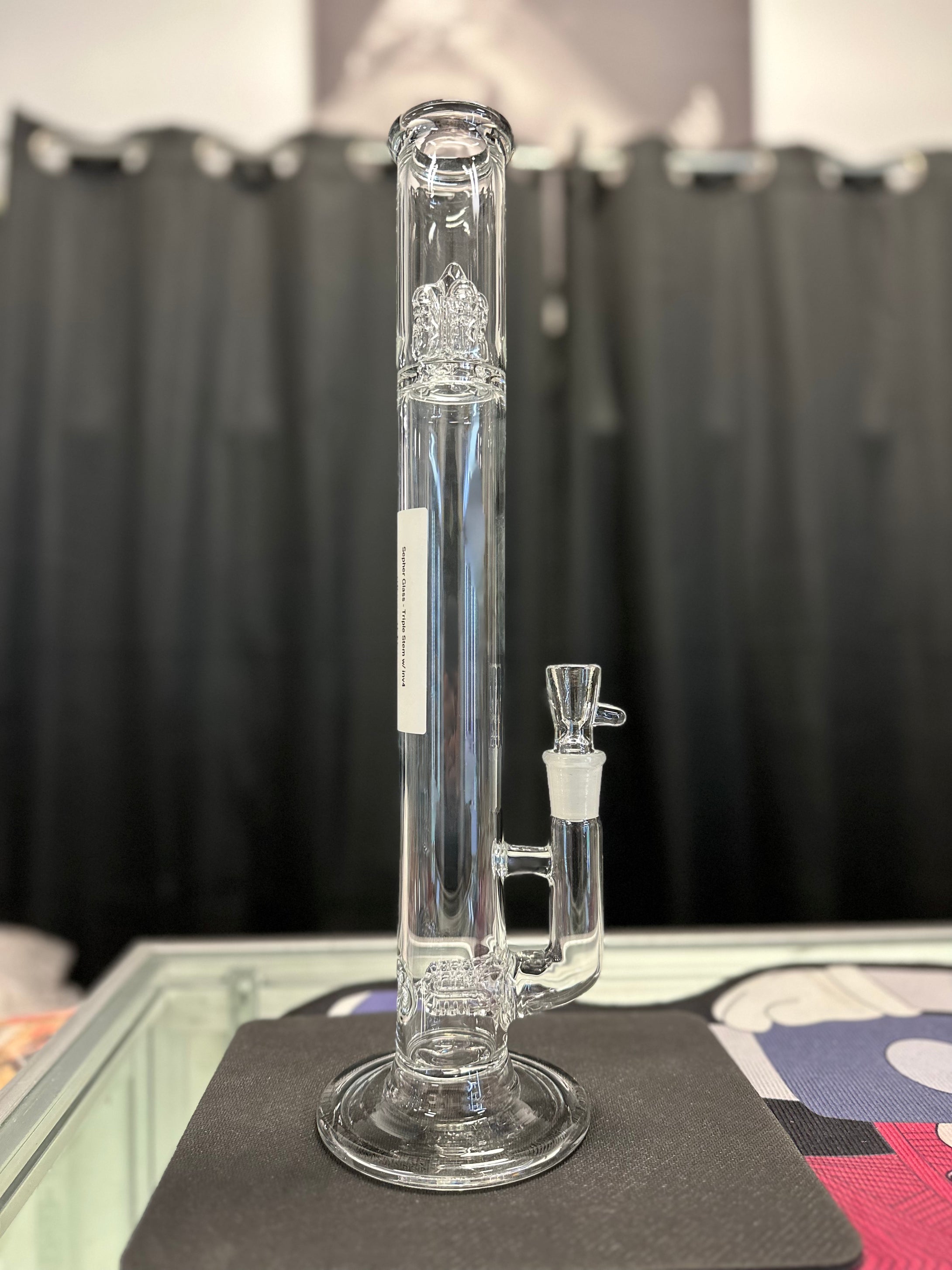 Sepher Glass - Triple Stem w/ inv4