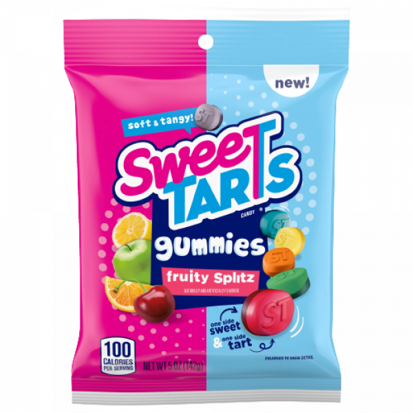Sweetarts Gummies Fruity Splitz 5oz