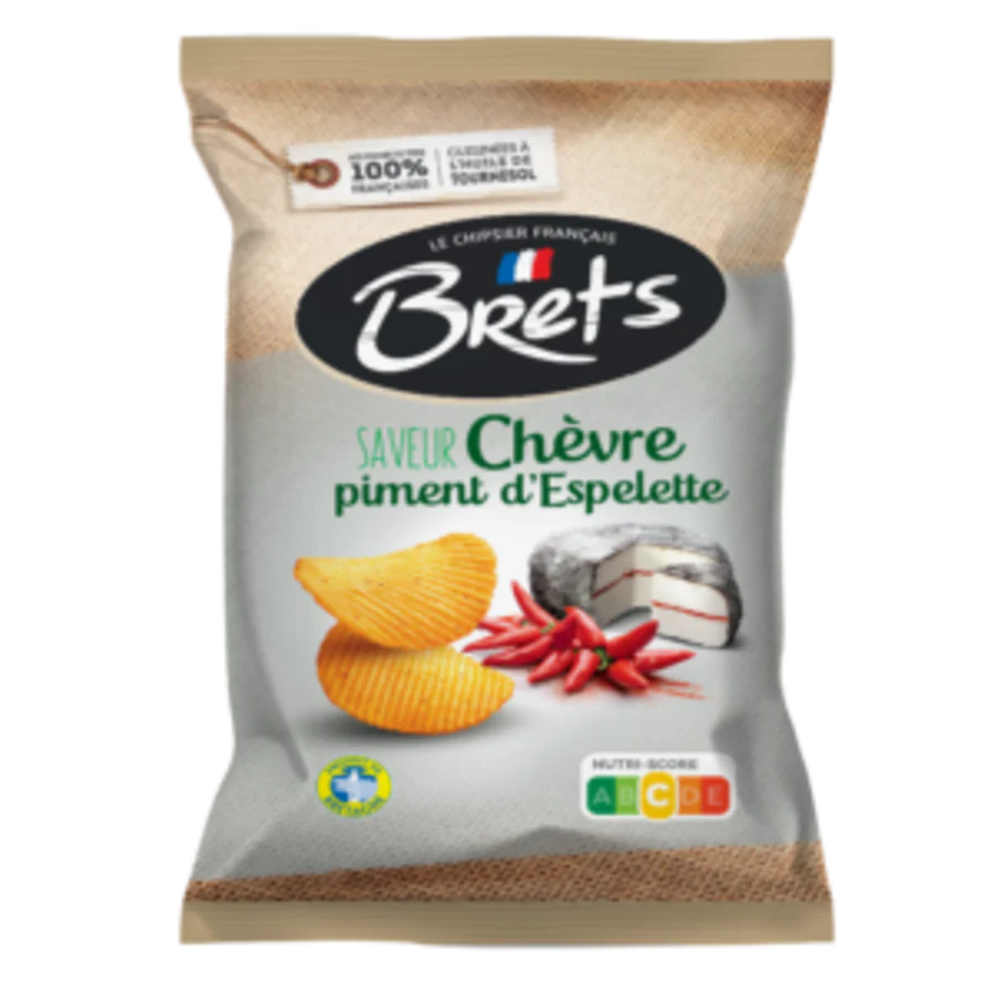 BRET’S Chips Chevre Piment 125g (FRANCE)
