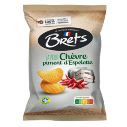 BRET’S Chips Chevre Piment 125g (FRANCE)