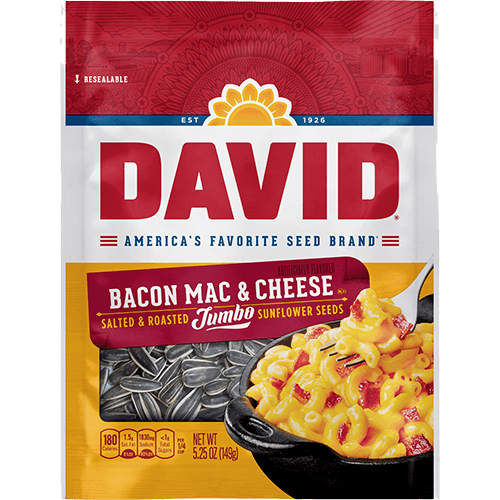 David Sunflower Seeds - Jumbo - Bacon Mac & Cheese 5.25oz