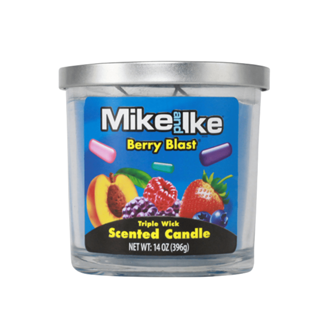 Mike & Ike Scented Candle Berry Blast 14oz