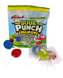 Sour Punch - Lolipops 3oz
