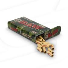 RAW Pre Rolled Tips w/ CAMO Tin Case (100 tips)