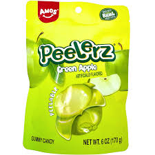 Amos Peelerz Gummy Green Apple 6oz
