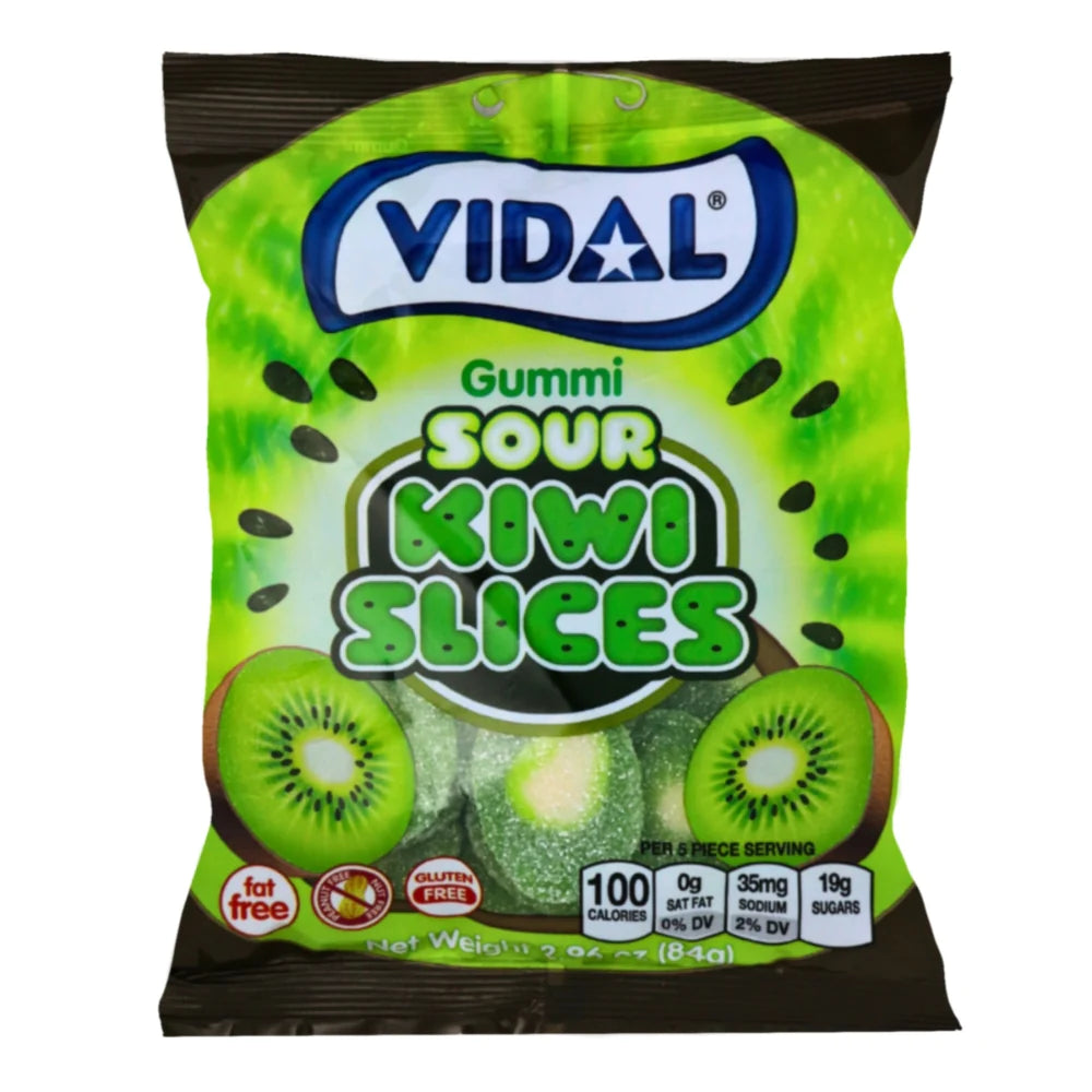 Vidal Sour Kiwi Slices 3.5oz