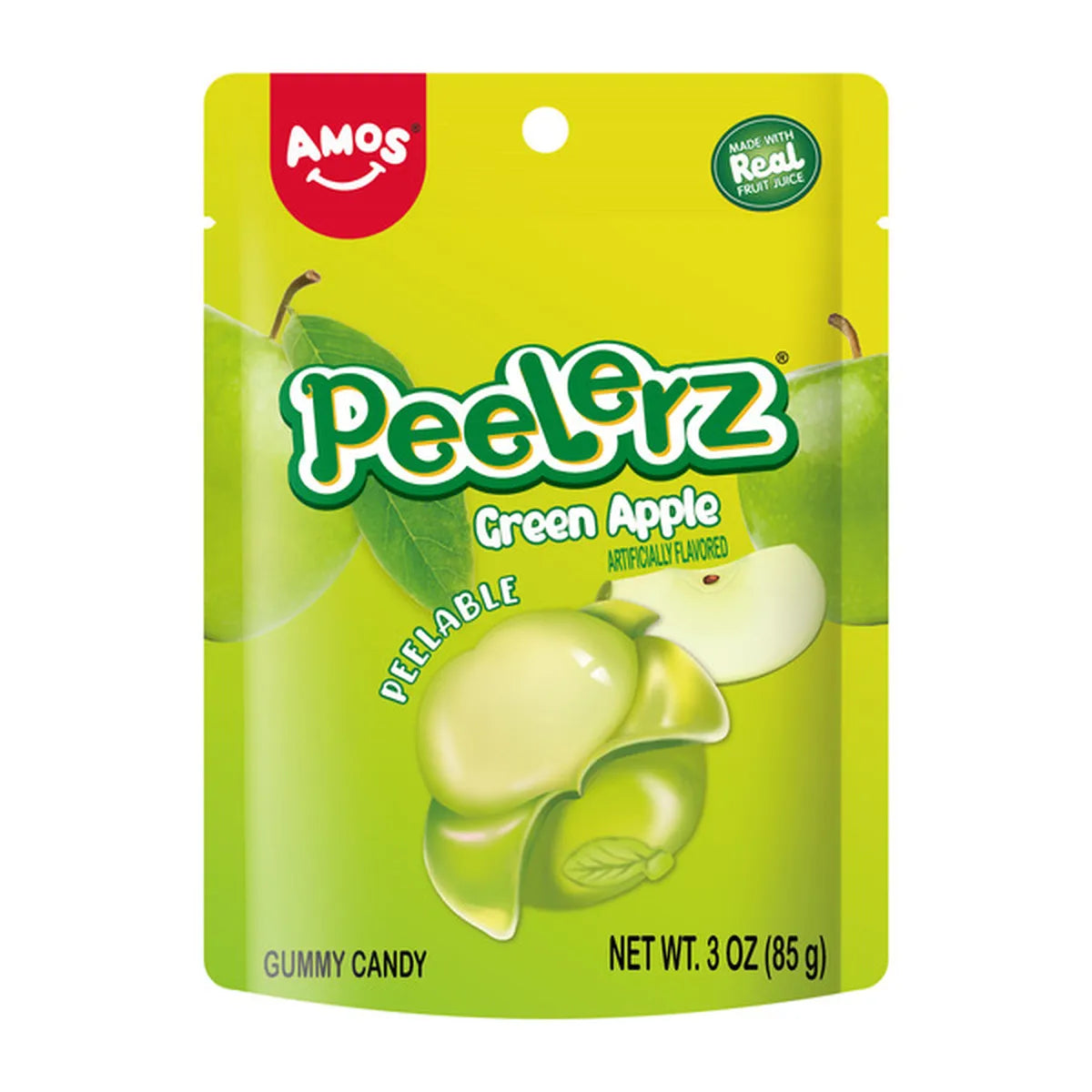 Amos Peelerz Gummy Green Apple 3oz