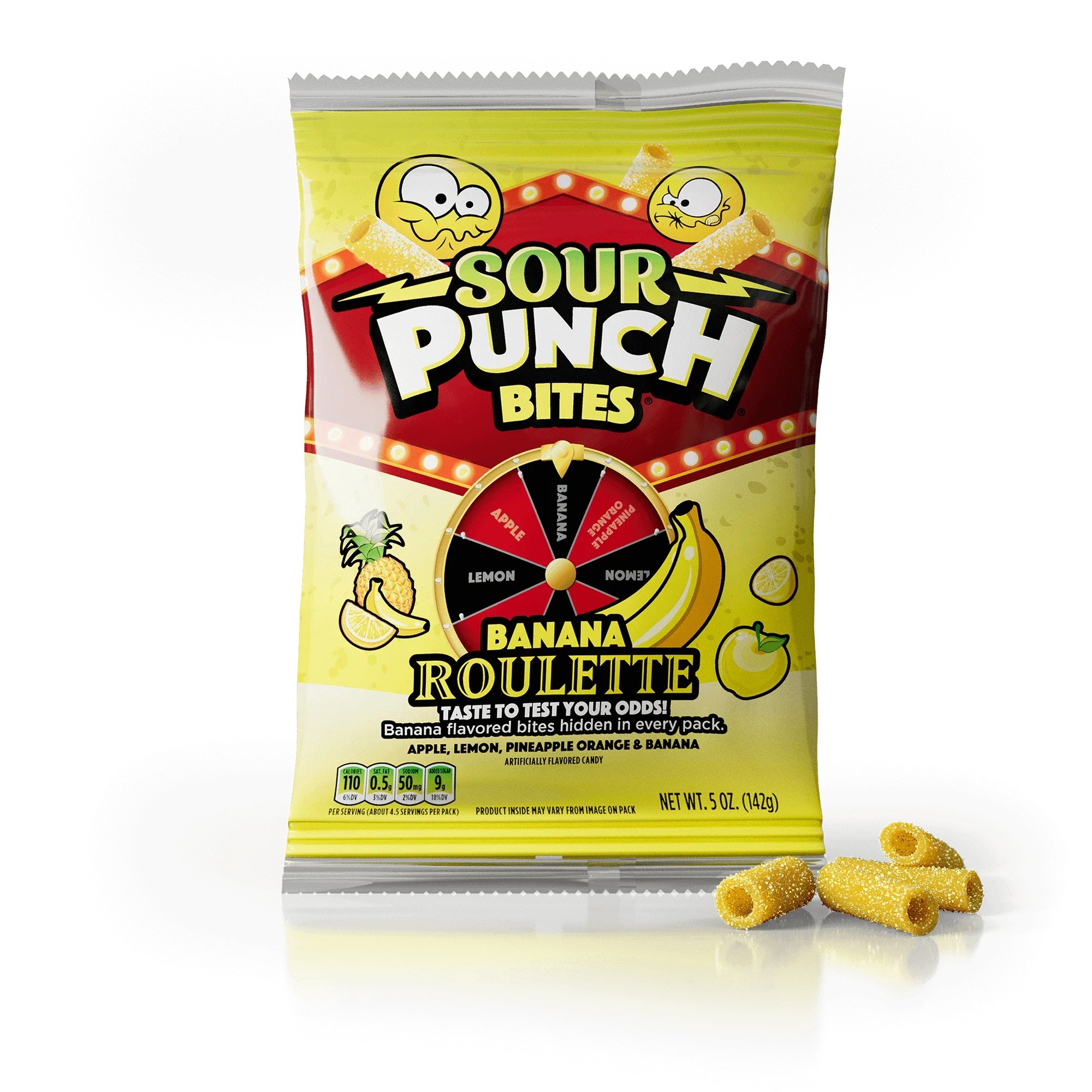 Sour Punch Bites - Banana Roulette 5oz