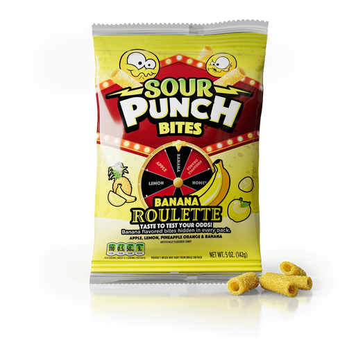 Sour Punch Bites - Banana Roulette 5oz