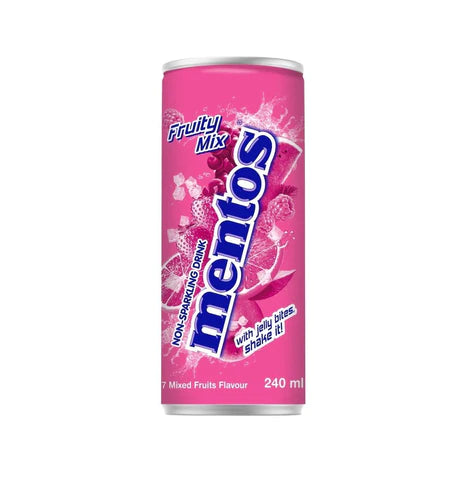 Mentos Non-Sparkling Drink Fruity Mix British 240ml