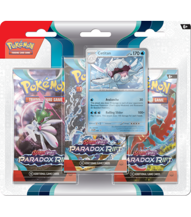 Pokemon: SV4 Paradox Rift 3 Pack Blister (EN)