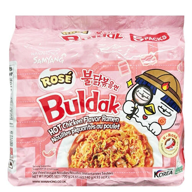 Buldak - Rosé Hot Chicken 5pack (140g x 5)