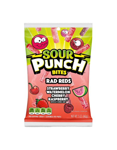 Sour Punch Bites - Rad Reds 5oz