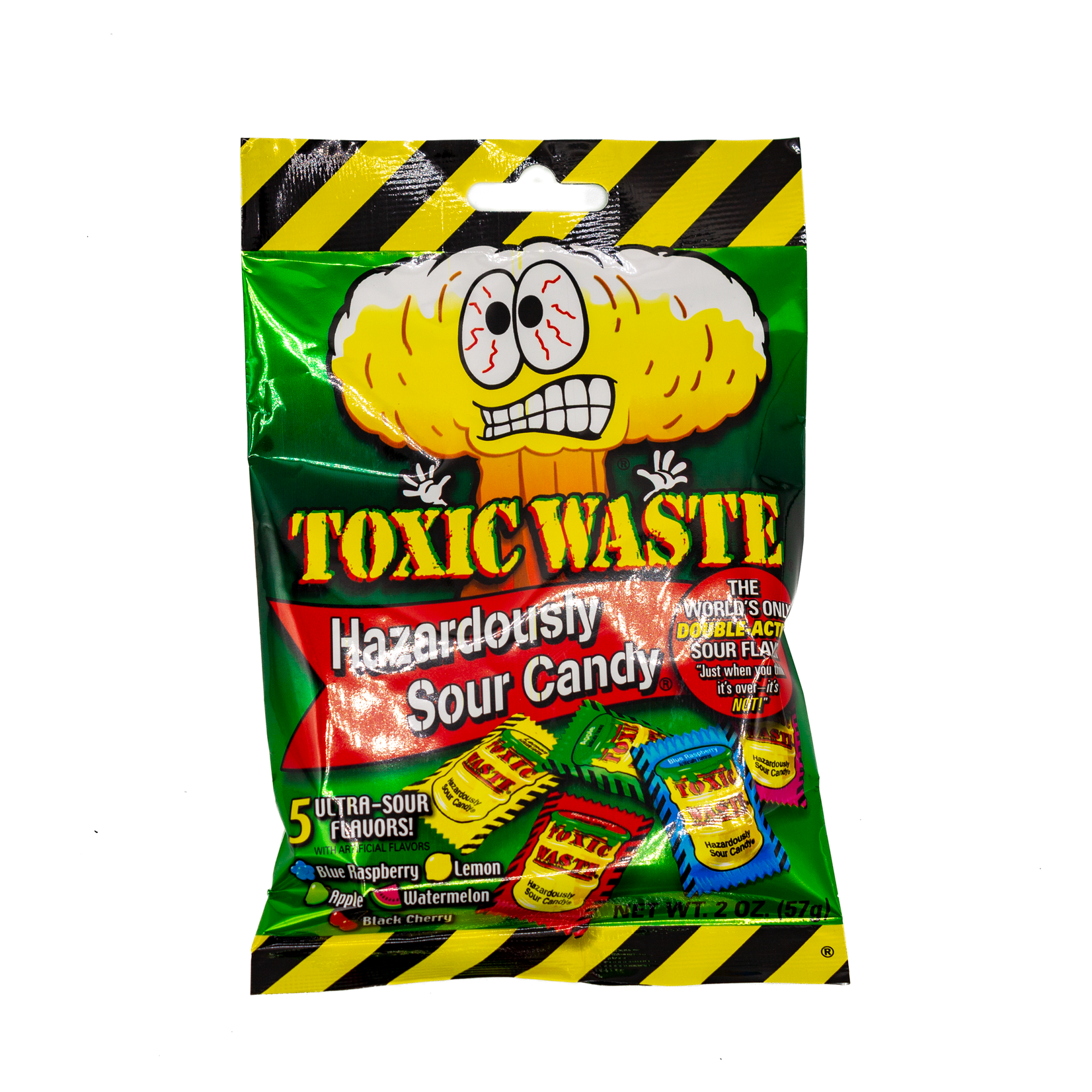 Toxic Waste Hazardously Sour Candy 57g