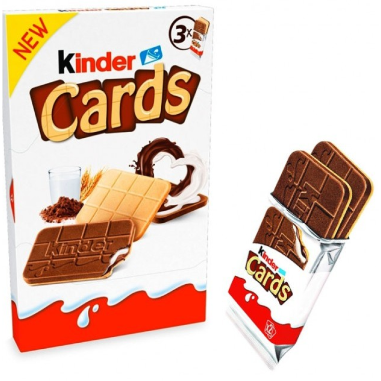 Kinder Cards Chocolate Wafers – The Hookah Shop
