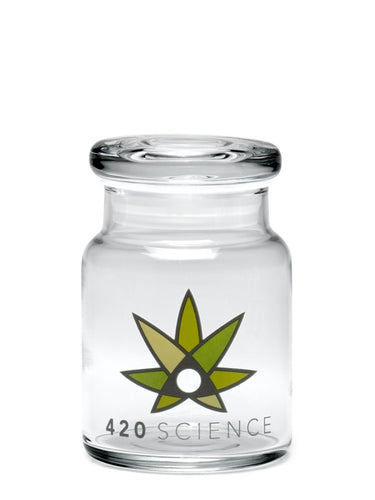 420 Science Pop Top Jar Small - 420 Science Logo