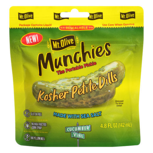 Mt. Olive Munchies The Portable Pickle Kosher Petite Dills