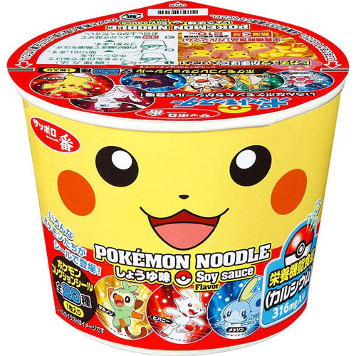 Sapporo Ichiban Pokemon Noodle Soysauce Taste 38g