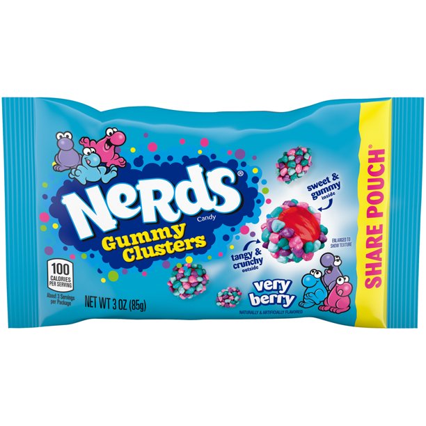 Nerds Gummy Clusters Very Berry 3oz