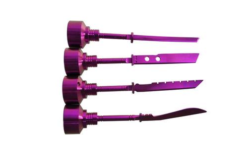 Titanium Sword Carb Cap & Dabber - Purple