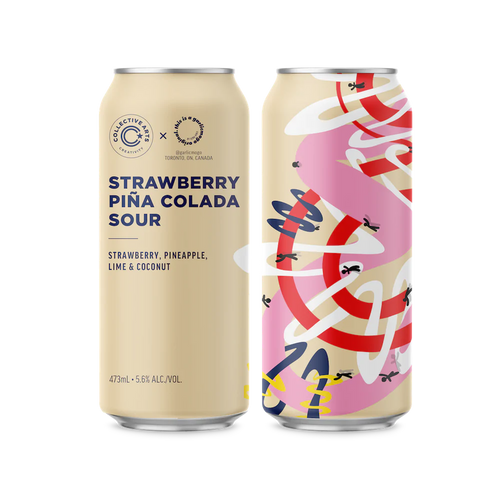 Collective Arts - Strawberry Piña Colada Sour 473ml