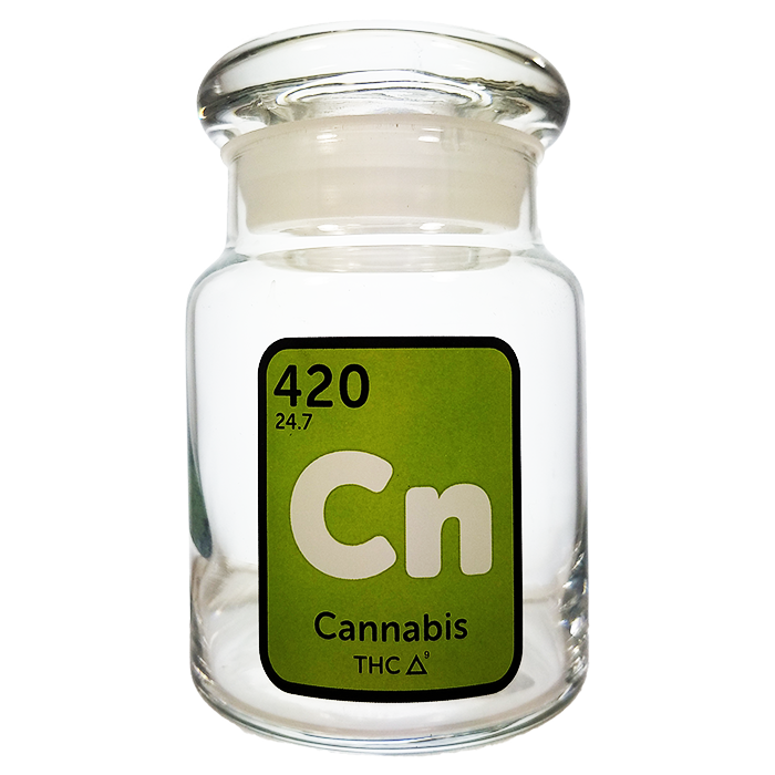 420 Science Pop Top Jar Small - Cannabis Element