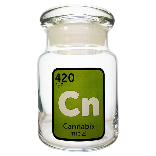 420 Science Pop Top Jar Small - Cannabis Element