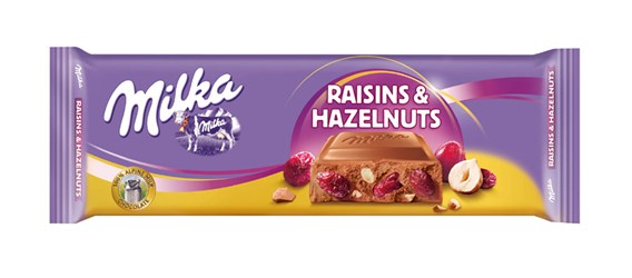 Milka - Raisins & Hazelnuts 270g