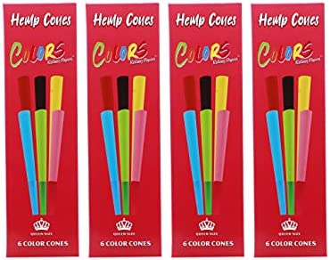 Colors Hemp Cones Rolling Paper