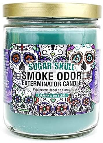 Smoke Odor 13oz Candle - Sugar Skull