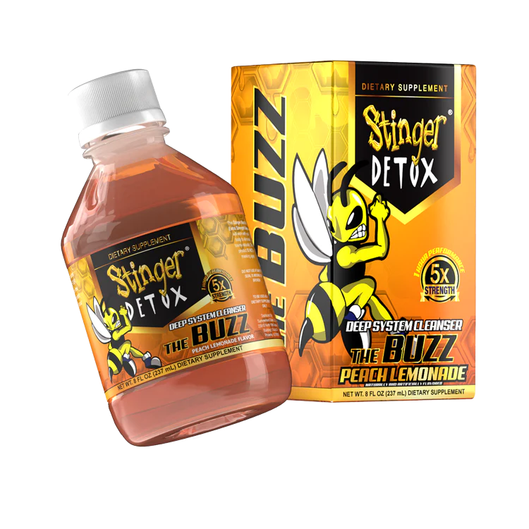 Stinger Detox THE BUZZ 5X DEEP SYSTEM CLEANSER (Peach Lemonade)