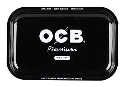 black - ocb - rolling tray - large