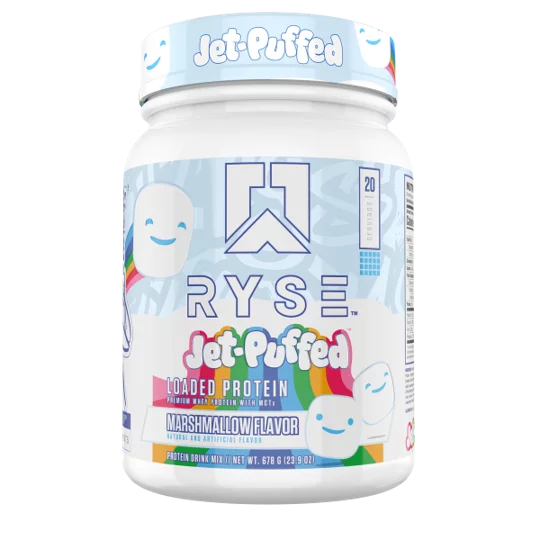 RYSE Loaded Protein Powder, Jet Puffed Marshmallow 678g