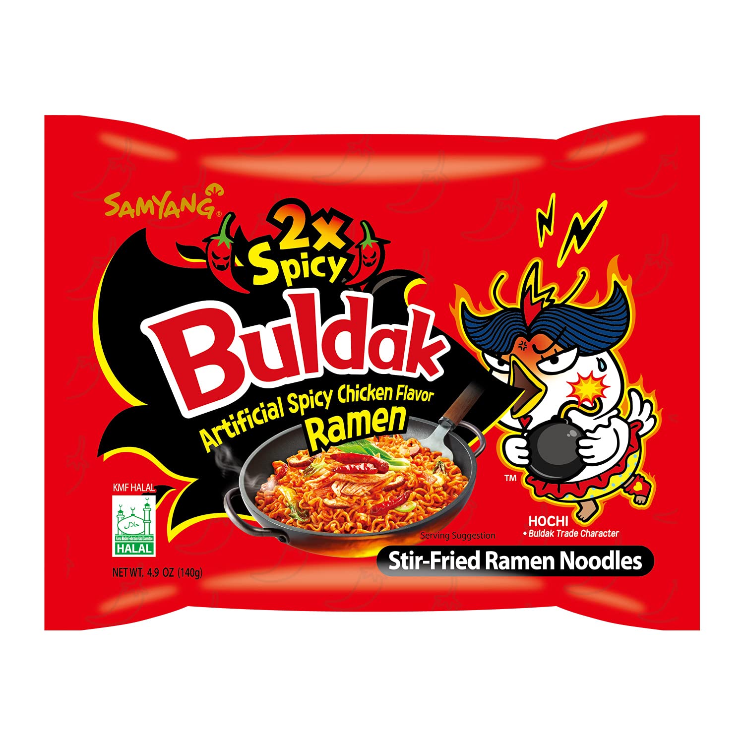 Buldak - 2X Spicy Hot Chicken 140g