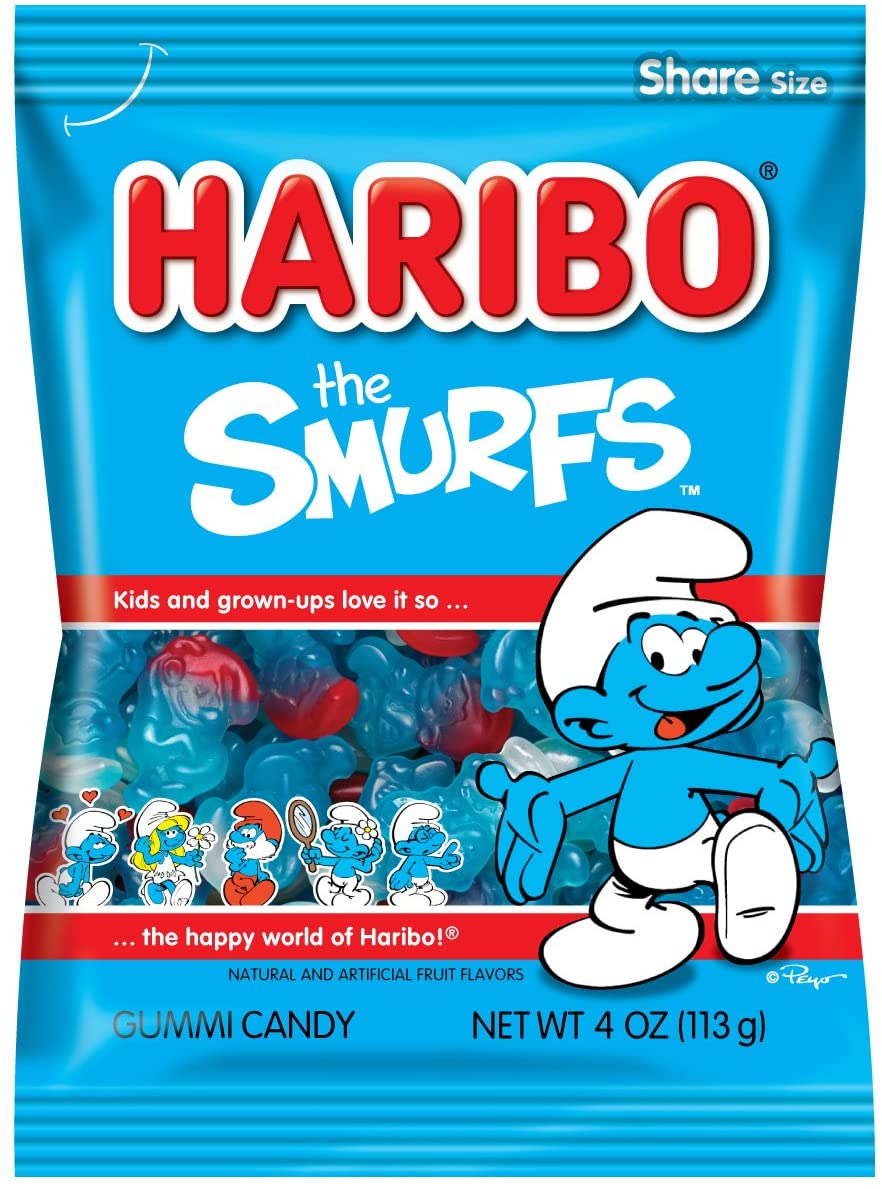 Haribo - Smurfs 4oz