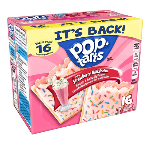 Pop Tarts Frosted Strawberry Milkshake