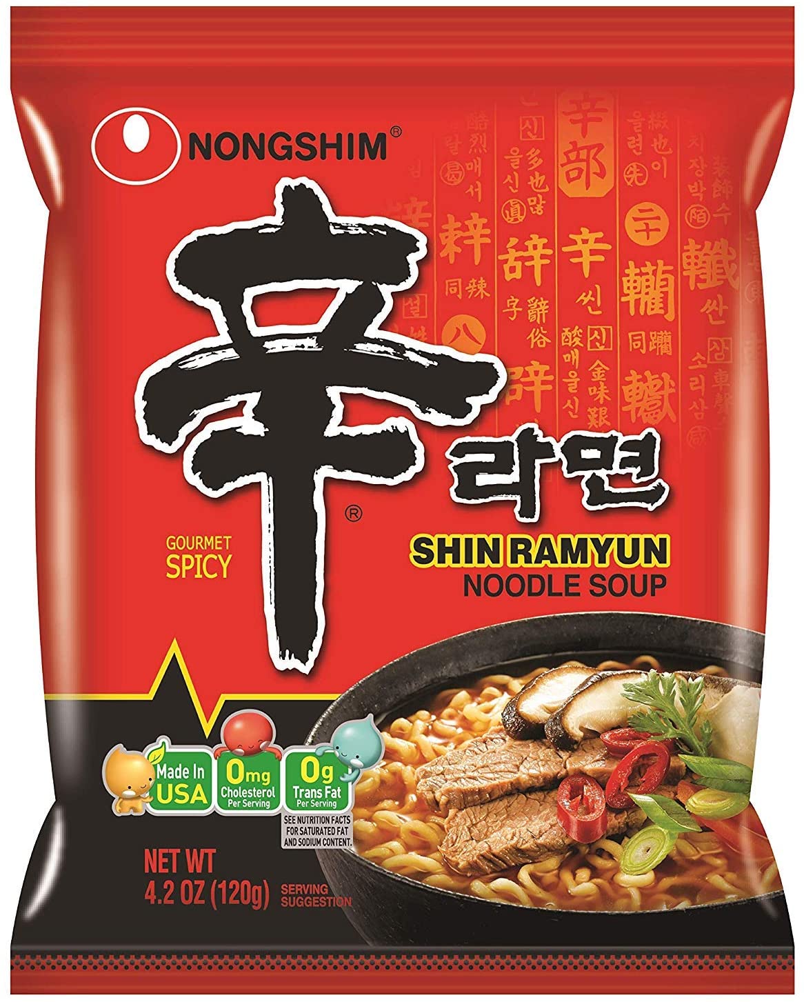 Nongshim Shin Ramyun Noodles Gourmet Spicy