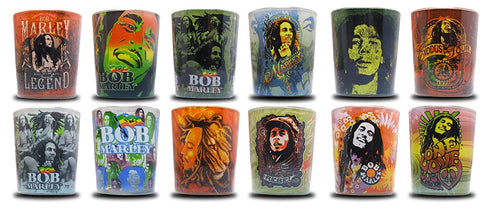 Bob Marley - Shot Glass Candles