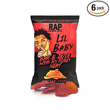 Rap Snacks - Lil Baby Bar-b-quin with my Honey Heat 2.5oz