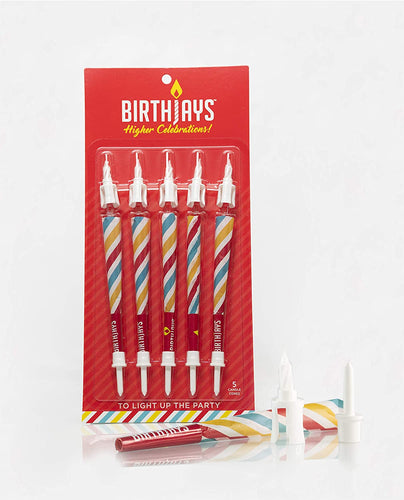 Birthdays Higher Celebration (5 Candle Cones)