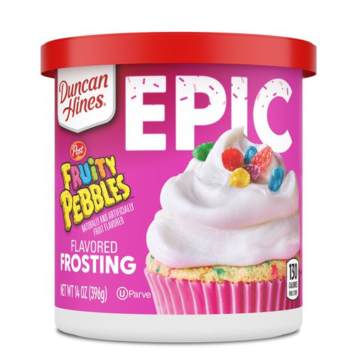 Duncan Hines EPIC Fruity Pebbles Flavored Frosting, 14 oz.