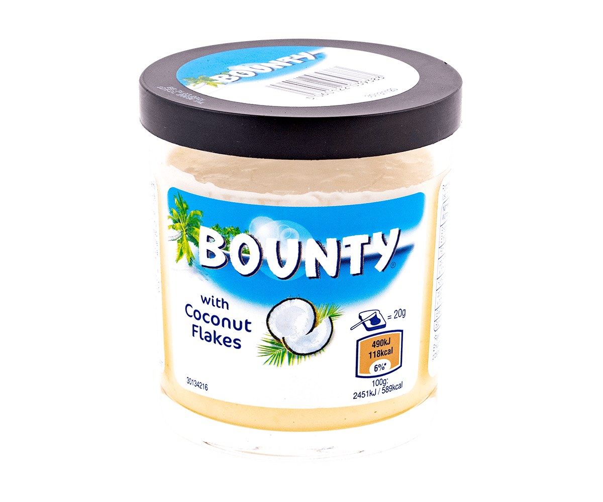 Bounty Spread With Coconut Flakes