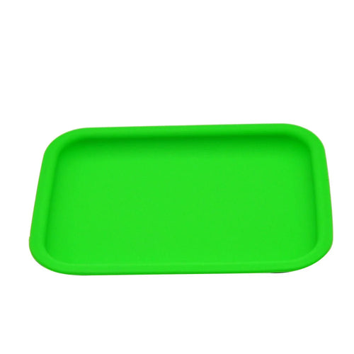 Silicon Rolling Tray Green