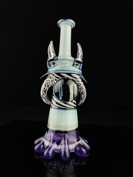 Goolen Glass - Fade to black Purple Lollipop Tube