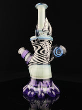 Goolen Glass - Fade to black Purple Lollipop Tube