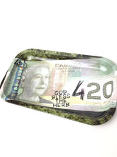 420 - rolling tray - canadian money - god bless - the herb - the north boro