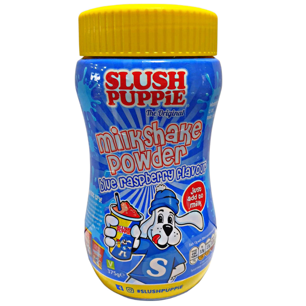 Slush Puppie Milkshake Powder Red Blue Raspberry 375g